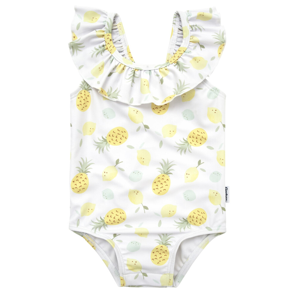 Gerber Girls' One-Piece Swimsuit  Pineapples