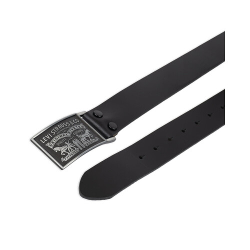 Levi's Levi's Herr Everyday Jeanbälte med avtagbar spänne, Svart Snap, Medium (34-36) 2