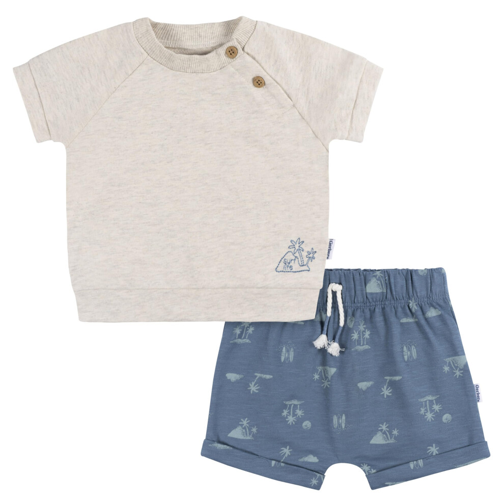 Gerber Baby Boys T-Shirt and Shorts Set  Surf  18 Months