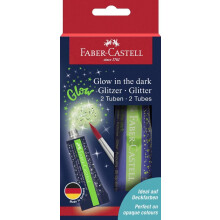 Faber-Castell Glitter Glow in The Dark 12 ml 2X BC