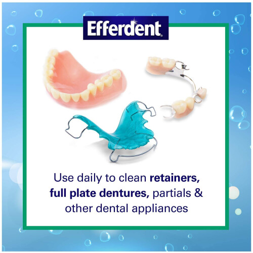 Efferdent Plus Mint Anti-Bacterial Denture Cleanser | 90 Tablets 2