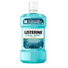 Listerine cool mynt antiseptisk mundskyl daglig oral skylning dr?ber 99% af bakterier, der for?rsager d?rlig ?nde plak og gingivitis til en frisk