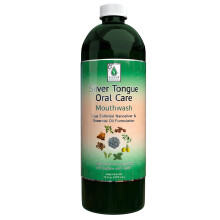 Silver Tongue Oral Care - Φυσικό Στοματικό Διάλυμα Κολλοειδούς Αργύρου, 16 oz.