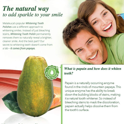 Melaleuca Whitening Tooth Polish Paste without Fluoride 3.8oz - Fresh Mint 2