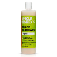 Enxaguatrio bucal alcalinizante natural milagroso do tio Harry | Enxaguante bucal para adultos e crianas para mau hlito | Enxaguante bucal e e