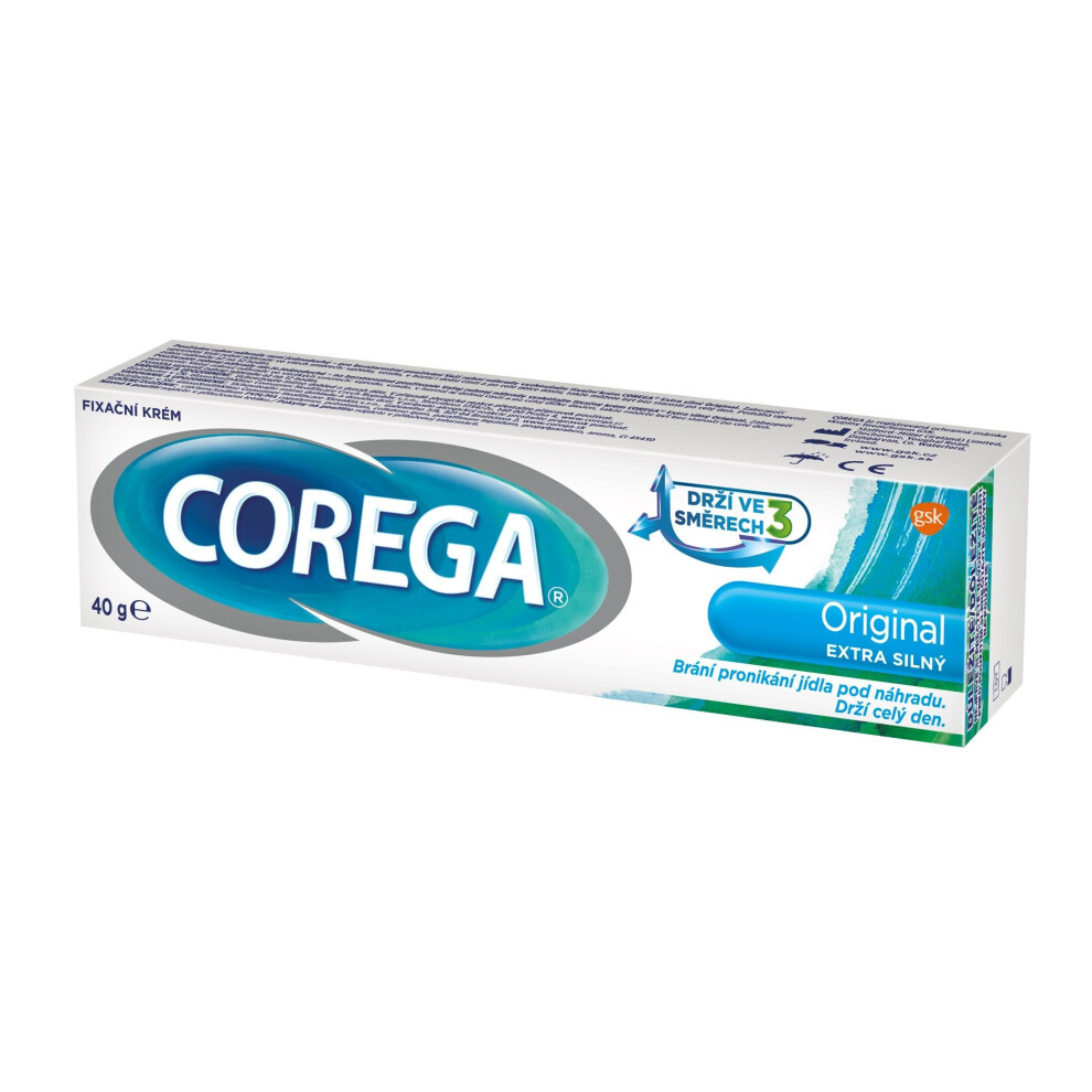 Corega Cream Extra Strong - Denture Adhesive - 40G