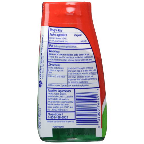 Colgate Colg 2n1 pasta de melancia tamanho 4,6 O 2