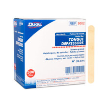 Tongspatels Niet-steriel Volwassene 6""""x3/4"""" 500/BX