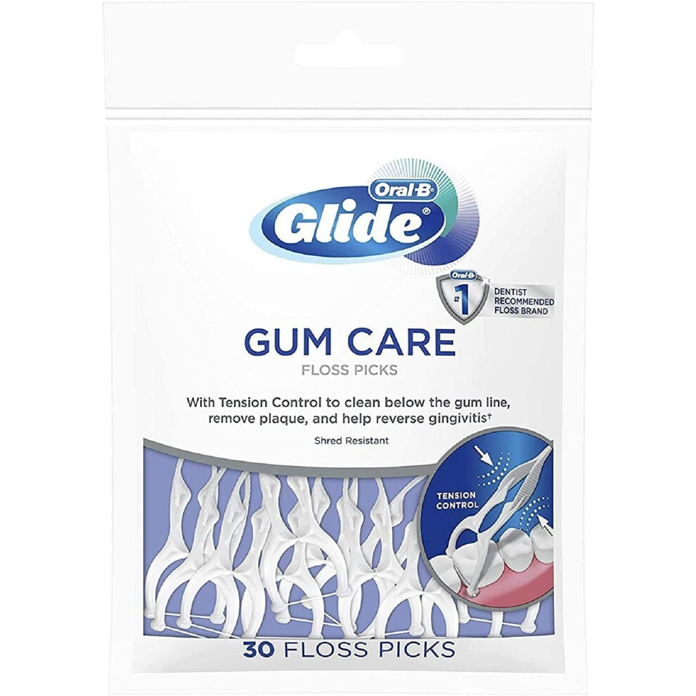 Glide Pro-Health Advanced Floss Picks 30 Ea (Pack of 3)