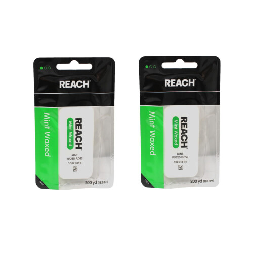 Reach Tandzijde Gewaxt Mint 200 Yard (Pak van 2)