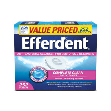 Efferdent fogsortisztt tablettk Complete Clean Tablets Multicolor 252 Count