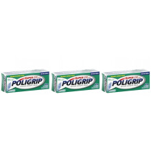 Super Poligrip Haftcreme f  r Zahnprothesen, 0,75 oz, Reisegr    e (3er-Pack)