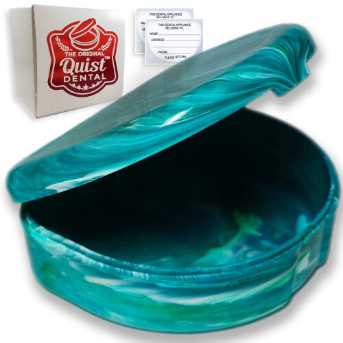 QuIST (TM) Ortodontic Retainer Case (turkos)