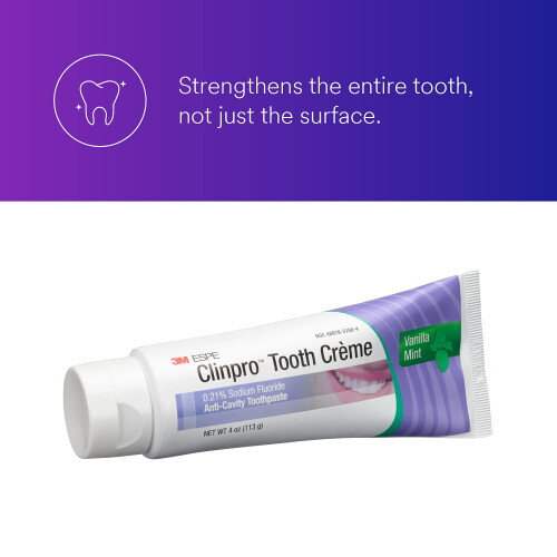 3M 3M Clinpro Tooth Creme 0,21% φθοριούχο νάτριο κατά της τερηδόνας οδοντόκρεμα βανίλια μέντα 2