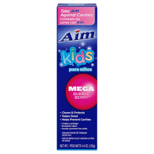 Aim Kids Gel-Fluorid-Zahnpasta     Mega Bubble Berry, 120 ml (2er-Pack)