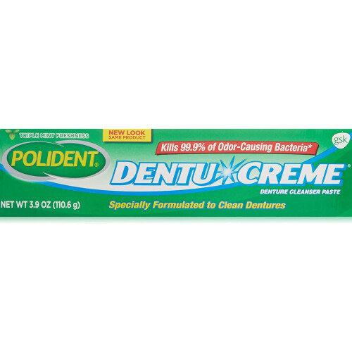 Polident Dentu Creme Denture Toothpaste  3.9 oz
