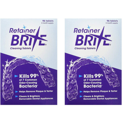 Retainer Brite - 6 Monate Vorrat - 2 Packungen - 192 Tabletten, 192 Stück