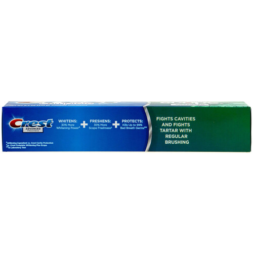 Crest Crest Complete Multi-Benefit Fluoride Toothpaste - Extra Whitening and Scope Advanced Freshness - 8,2 oz varje 3 count 1