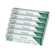 Terapia dell'albero del t - dentifricio sbiancante naturale con olio 3 once (confezione di 6)