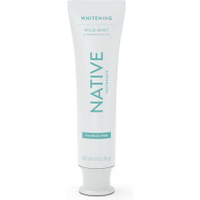 Native, Aufhellende Fluoridfreie Zahnpasta, Wilde Minze & Pfefferminzöl, 4,1 oz (116 g)