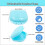 Orthodontic Retainer Case with Vent Holes - Light Blue 2
