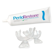 Perio Restore Gel 3 Ounce Tube; 1.7% Hydrogen Peroxide Oral Cleansing Treatment; Oral Cleansing Gel. Includes Two (2) Trays for Ease of Application. M
