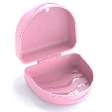 Ortodontisk munskydd fall tandlkare fall-rosa
