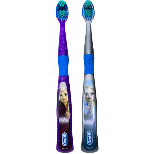 Oral-B Οδοντόβουρτσα Oral-B Disney Frozen, 3+ ετών, Πολύ Μαλακή (Χαρακτήρες Διαφέρουν) - Πακέτο 2 1