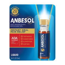 Anbesol Lquido Anestsico Oral de Fora Mxima - 0,41 fl oz (a embalagem pode variar)
