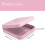 Retainer Case, ARGOMAX Aligner Case, 2-delad Ortodontisk Box (Rosa). 2