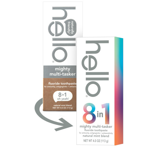 Dentifrice Fluoré 8 en 1 Multi-actions, Mélange Menthe Naturelle 1