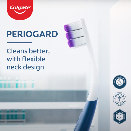 Colgate Escova de Dentes Colgate PerioGard Ultra Soft para Gengivas, Multicor, Pacote com 4 1