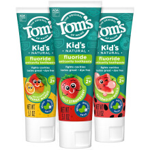 Toms von Maine Anticavity Kinder natrliche Zahnpasta -Sorte Pack Erdbeer Orange Mango Wassermelon Aromen Kinder Zahnpasta mit Fluorid sicher fr