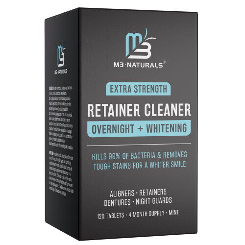 Retainer Cleaner, Übernacht + Aufhellung, Minze