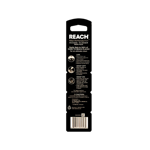 REACH Ultraclean Access Flosser Engångshuvuden, 28 Pack 1
