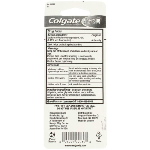 Colgate Colgate Cavity Protection Toothpaste Great Regular Flavor 1 oz 2