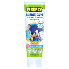 Firefly Kids Anti-Karies-Zahnpasta mit nat?rlichem Fluorid, Sonic The Hedgehog, Kaugummigeschmack, ADA-konform, 118 ml