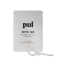 PUL Chew Tool & Clear Aligner Removal 2 in 1 Combo -tyφkalu - Yhteensopiva Invisalignin irrotettavien henkselien ja tarjottimien kanssa.