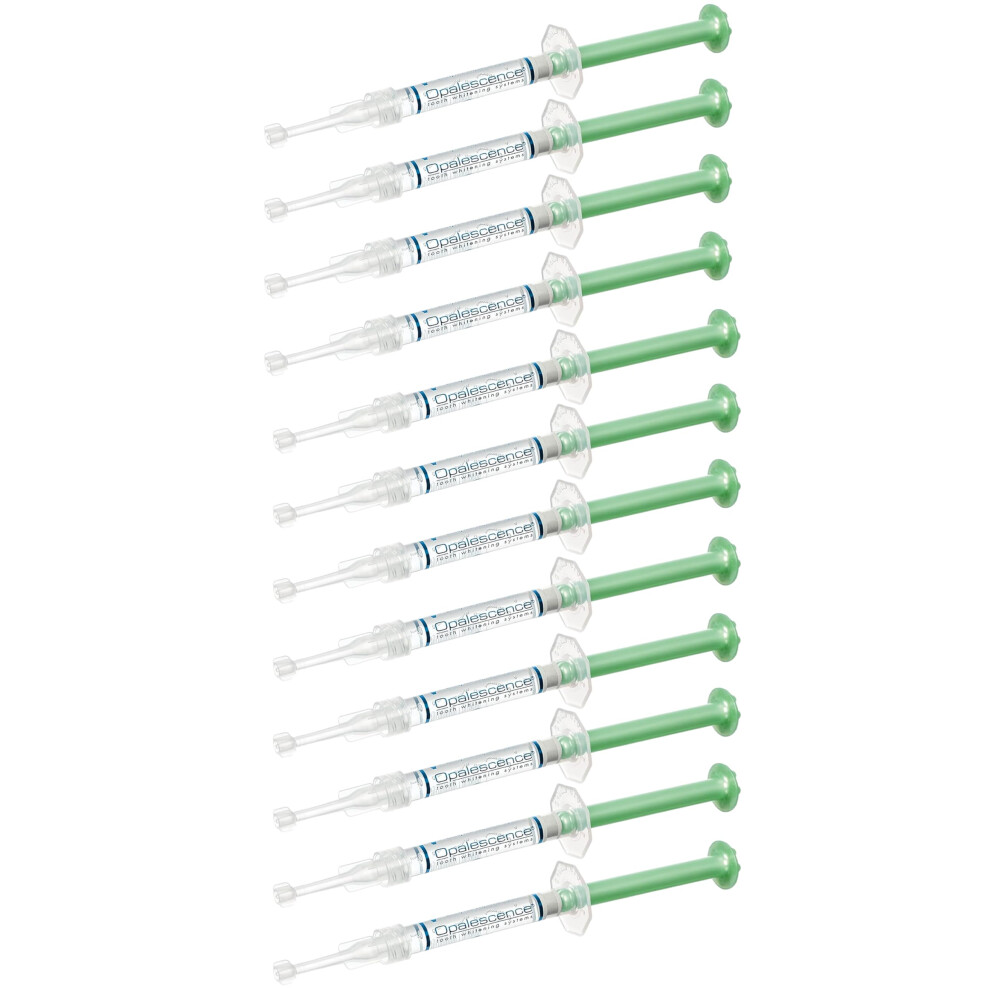 Opalescence 10% Teeth Whitening Kit - Gel Syringes Refills - Low Sensitivy (6 Packs / 12 Units) - Fluoride  Carbamide Peroxide - Made in The USA by Ul