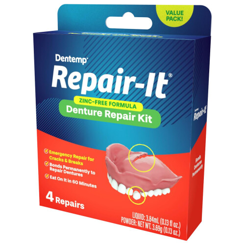Kit de Réparation Dentemp - Formule Avancée Réparation de Prothèse Dentaire 1
