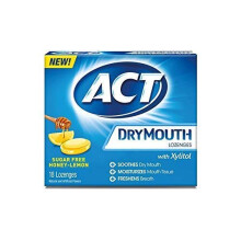 ACT Trockenheitsbonbons Honig Zitrone, 18 Bonbons pro Packung (6er Pack)