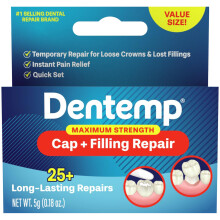 Dentemp Maximum Strength Loose Cap and Lost Filling Repair - Dental Repair Kit for Instant Pain Relief (Value Pack)