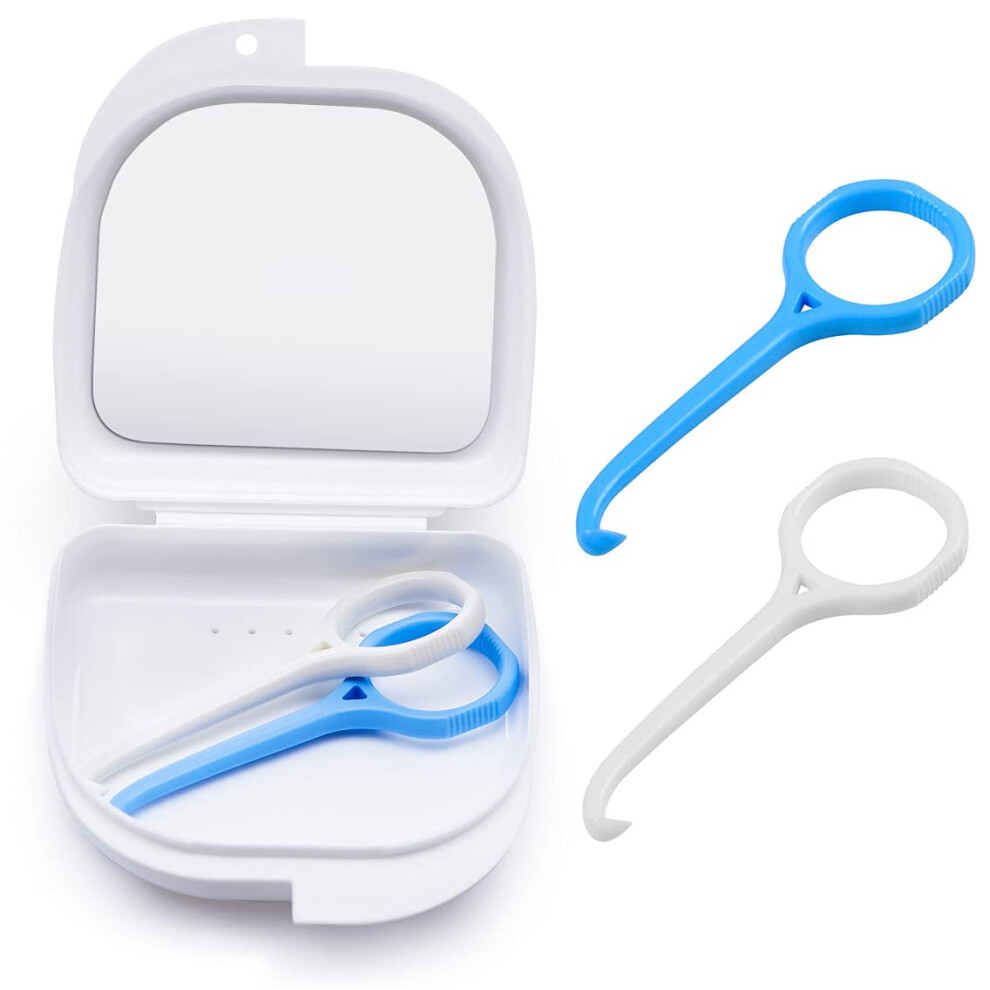 Uouovo Aligner Remover Tool With Retainer Case With Vent Holes Accessories For Disassembly Of Oral Care (2 Pack)