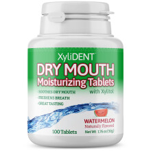 XyliDENT, Trockenmund Befeuchtungstabletten mit Xylit, Wassermelone, 100 Tabletten
