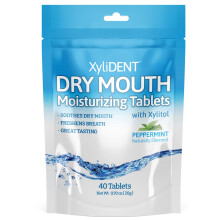 Nature's Stance XyliDENT Xylitol Tablets for Dry Mouth Relief - Stimulates Saliva Freshens Breath Reduces Acid Production Fast Acting Relief 40 Co