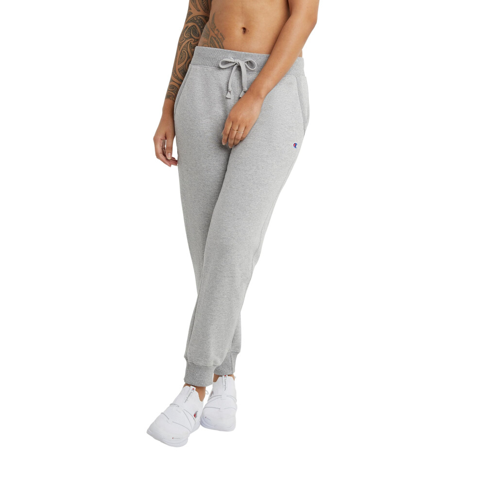 Champion womens Jogger Sweatpants  Powerblend Fleece Joggers  Best Jogger for Women  29"""" Sweatpants  Oxford Gray  X-Small US