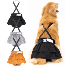 3 Pack Fraldas Laváveis para Cães Fêmeas Avont com Suspensor, Reutilizáveis para Cães em Ciclo - M