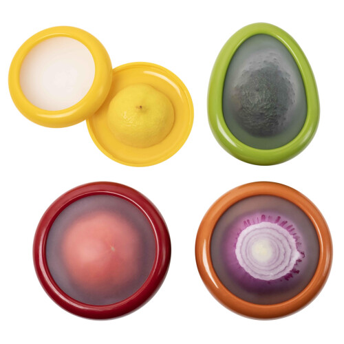 Joie Σετ Joie Food Saver με αβοκάντο, ντομάτα, κρεμμύδι και λεμόνι, σιλικόνης, ένα μέγεθος 4 1