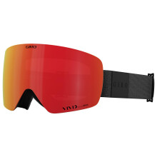 culos de esqui Giro Contour - culos de snowboard para homens e mulheres - Ala mono preta com lentes infravermelhas vvidas/brasas vvidas