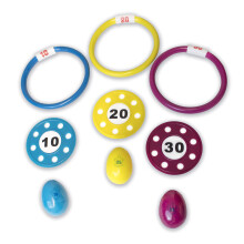 SWIMLINE Anéis, Discos e Ovos Combo Divertido 9 - Pacote de Brinquedos para Piscina e Banheira
